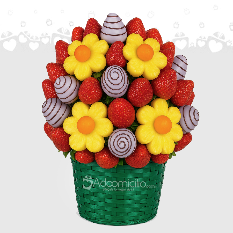 Regalo De Fresas Con Chocolate A Domicilio en Barranquilla Pedido Con Un Día De Anticipación 