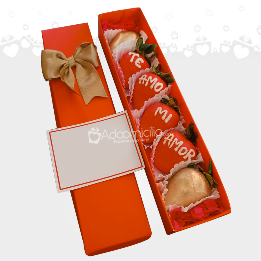 Fresas Con Chocolate Te Amo A Domicilio En Barranquilla Pedido Con Un Día De Anticipación 