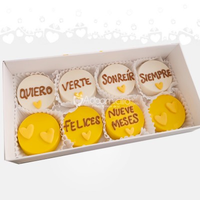 Galletas Cubiertas De Chocolate Para Aniversario A Domicilio En Barranquilla Pedido Con Un Día De Anticipación  