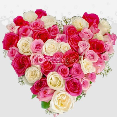 Corazón De Rosa A Domicilio En Barranquilla Pedido Con Un Día De Anticipación 