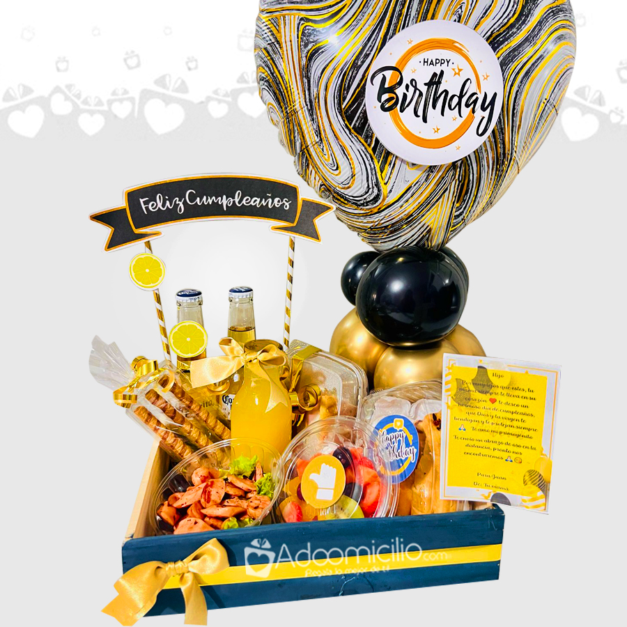 Desayuno Sorpresa De Cumpleaños Para Hombre A Domicilio En Barranquilla Pedido Con Un Día De Anticipación 