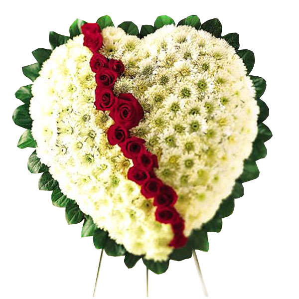 Arreglo Fúnebre Forma De Corazón A Domicilio En Cali