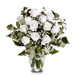 Florero Con Rosas Blancas A Domicilio En Cali 